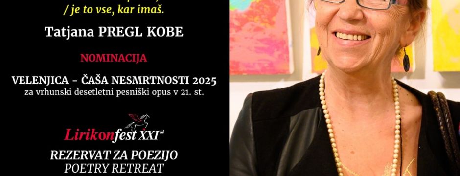LIRIKONFESTOVIH ENAINDVAJSET (5): TATJANA PREGL KOBE