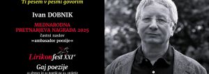 LIRIKONFESTOVIH 2 X ENAINDVAJSET (1): IVAN DOBNIK