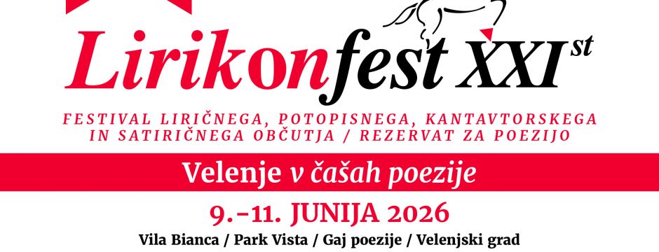 JUBILEJNIH 2 x ENAINDVAJSET REFLEKSIJ ZA 21. STOLETJE / 25. Lirikonfest Velenje (2026)