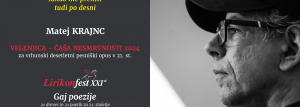 2026 / LIRIKONFESTOVIH JUBILEJNIH 2 X ENAINDVAJSET (13): MATEJ KRAJNC