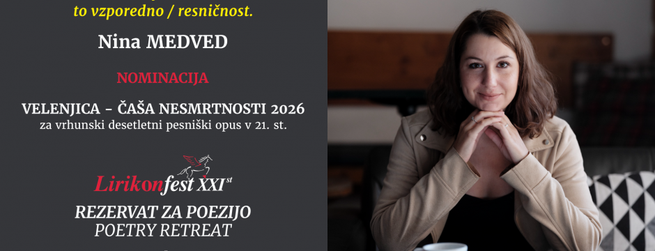 2026 / LIRIKONFESTOVIH JUBILEJNIH 2 X ENAINDVAJSET (18): NINA MEDVED