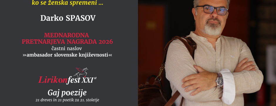 2026 / LIRIKONFESTOVIH JUBILEJNIH 2 X ENAINDVAJSET (26): DARKO SPASOV